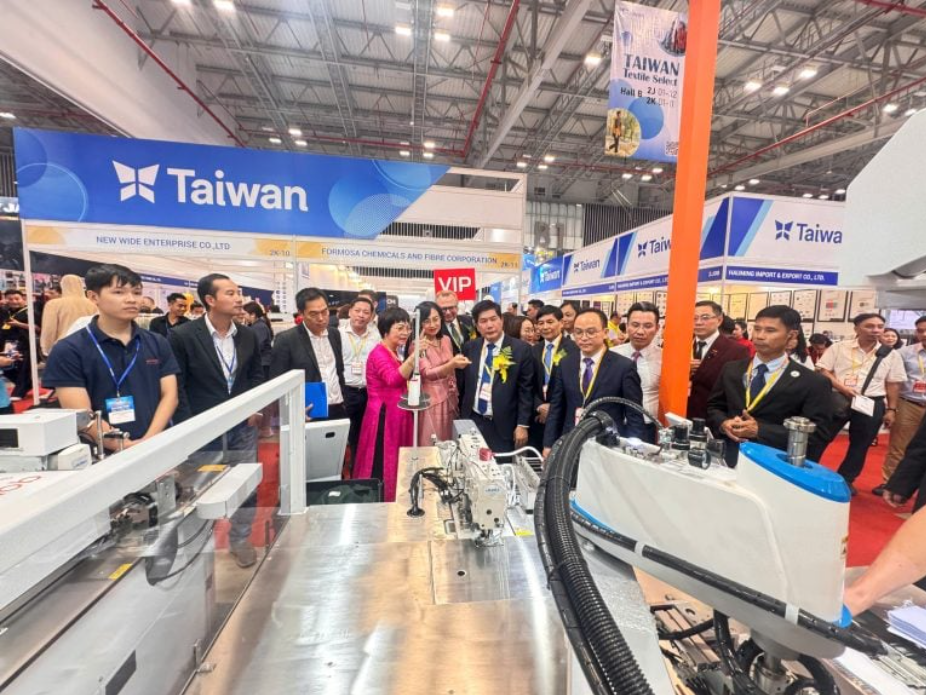 越南胡志明纺织工业展览会Saigon Tex现场图片