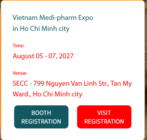 2027年越南胡志明医疗器械及医药展览会MEDI-PHARM EXPO