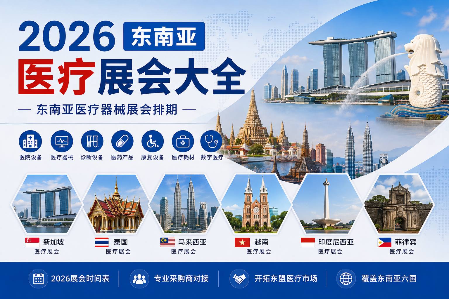 2026东南亚医疗展会大全_东南亚医疗器械展会排期